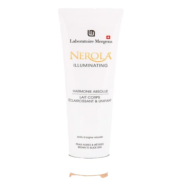 Nerola Illuminating Loción Corporal Aclaradora — envase oficial Laboratoire Mergens